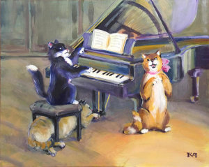 Tummy Rubb Studio - Cat Concert