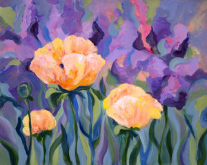 Tummy Rubb Studio - Poppies and Purple