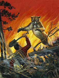 Mort Kunstler - In a Hot Spot