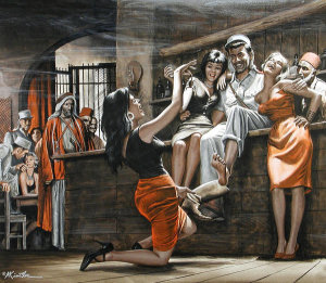 Mort Kunstler - The Scorpion Sting