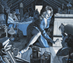 Mort Kunstler - Attic Lovers Discovered