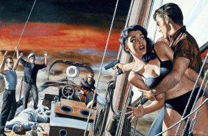 Mort Kunstler - I'm Taking Over the Boat