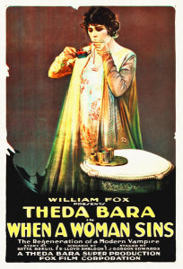 Hollywood Photo Archive - Theda Bara, When A Woman Sins Poster