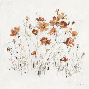 Lisa Audit - Wildflowers II Orange