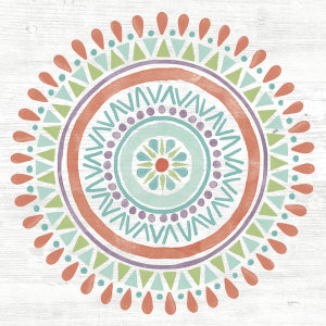 Mary Urban - Lovely Llamas Mandala I