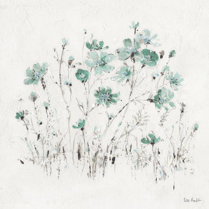 Lisa Audit - Wildflowers II Turquoise
