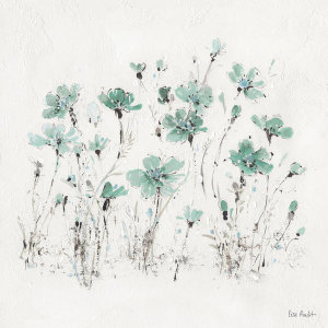 Lisa Audit - Wildflowers III Turquoise