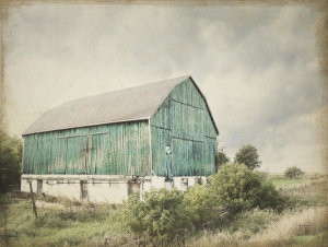 Elizabeth Urquhart - Late Summer Barn I Crop Vintage