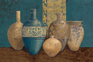 Avery Tillmon - Aegean Vessels on Turquoise