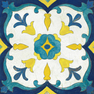 Silvia Vassileva - Andalucia Tiles A Blue and Yellow