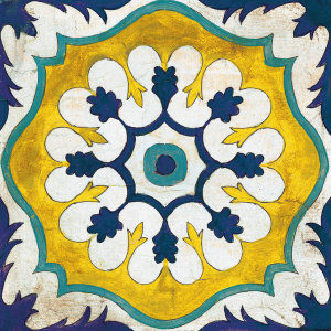 Silvia Vassileva - Andalucia Tiles C Blue and Yellow