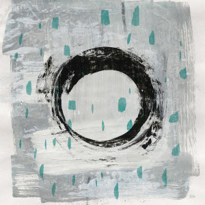 Melissa Averinos - Zen Circle I Crop with Teal