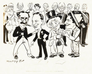 Hollywood Photo Archive - Marx Brothers - Duck Soup - Drawings 03