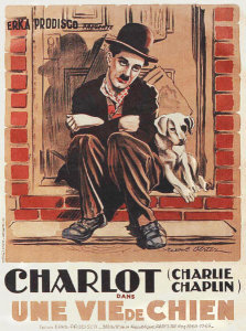 Hollywood Photo Archive - Charlie Chaplin - French - A Dog's Life, 1918