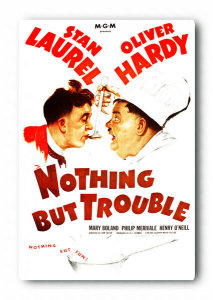 Hollywood Photo Archive - Laurel & Hardy - Nothing But Trouble, 1944