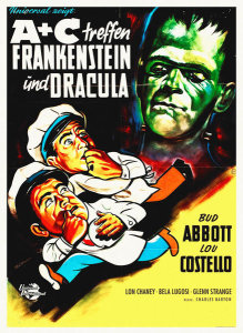 Hollywood Photo Archive - Abbott & Costello - German - Frankenstein And Dracula