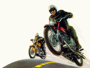 Mort Kunstler - Thunderbikes