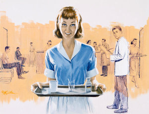 Mort Kunstler - Susan, Hospital Aide