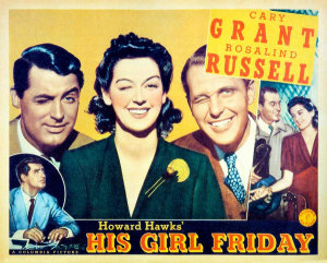 Hollywood Photo Archive - His Girl Friday - Lobby Card