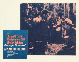 Hollywood Photo Archive - Elizabeth Taylor - A Place in the Sun - Lobby Card