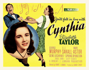 Hollywood Photo Archive - Elizabeth Taylor - Cynthia - Lobby Card