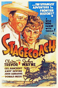 Hollywood Photo Archive - Stage Coach - John Wayne and Claire Trevor