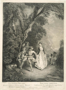Benoit Audran - The Peasant Dance 1755