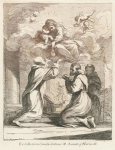 Francesco Bartolozzi - Madonna and Child Adored by Three Monks, 1764