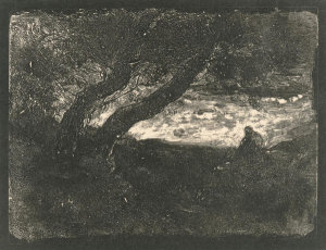 Jean-Baptiste-Camille Corot - The Dreamer 1854