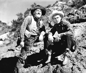 Hollywood Photo Archive - Roy Rogers with Gabby Hayes