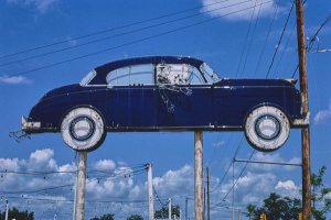 John Margolies - Dependable Used Cars sign, Division Street, Grand Rapids, Michigan