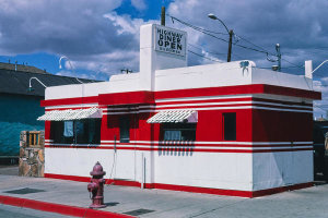 John Margolies - Highway Diner, Route 66, Winslow, Arizona