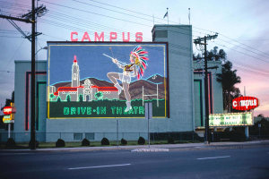 John Margolies - Campus Drive-In Theater,El Cajon Boulevard, San Diego, California