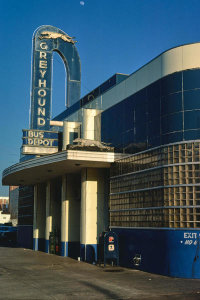 John Margolies - Greyhound Bus Depot, Columbia, South Carolina