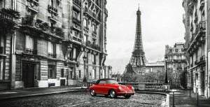 Gasoline Images - Roadster in Paris (Rouge)