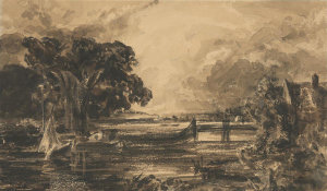 John Constable - River Stour, Suffolk, 19th century