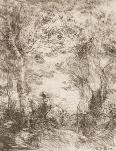 Jean-Baptiste-Camille Corot - Le Petit Cavalier, 1854