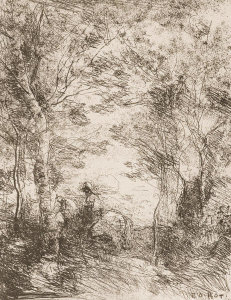 Jean-Baptiste-Camille Corot - Le Petit Cavalier, 1854