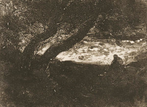 Jean-Baptiste-Camille Corot - The Dreamer, 1854