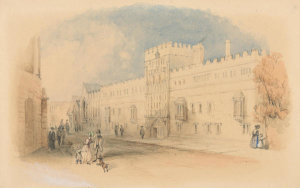 Thomas Creswick - Christ Church, Oxford, from St. Aldates, 19th century