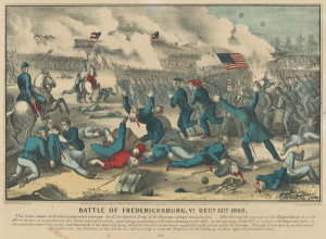 Currier & Ives - Battle of Fredericksburg, Va, 1862