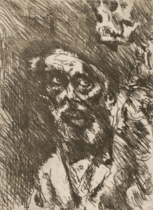 Lovis Corinth - Death and the Aged