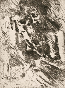 Lovis Corinth - Death and the Woman