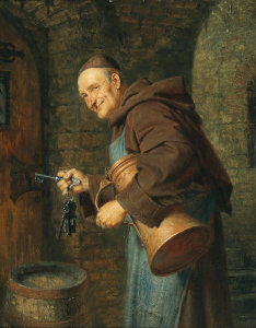 Eduard Grutzner - Keys to the Cellar, 1889