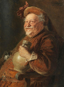 Eduard Grutzner - Falstaff, 1906