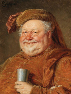 Eduard Grutzner - Falstaff, 1915