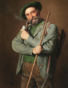 Eduard Grutzner - The Hunter