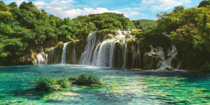 Pangea Images - Waterfall in Krka National Park, Croatia