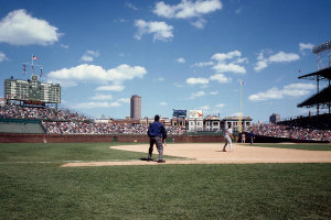 Carol Highsmith - Ballgame at historic Wrigley Field Chicago Illinois