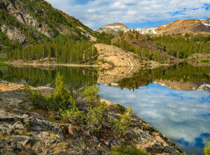 Tim Fitzharris - Dana Plateau from Ellery Lake, Sierra Nevada, Inyo National Forest, California